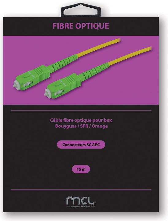 Produktbild MCL Scapc/Scapc Monomode Simplex Optical Fiber - 15m