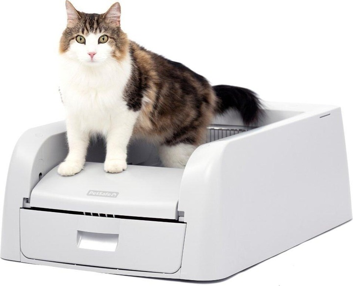 Actual product image PetSafe Self Cleaning Cat Litter Box (Cat litter box closed, Self-cleaning litter tray)