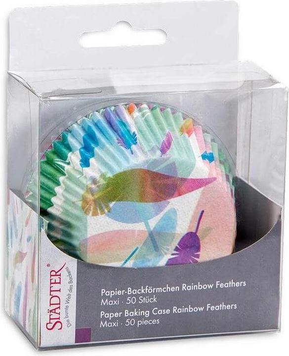 Produktbild Städter Rainbow Feathers ø 5/7 cm / H 3 cm Bunt Maxi (7 cm)