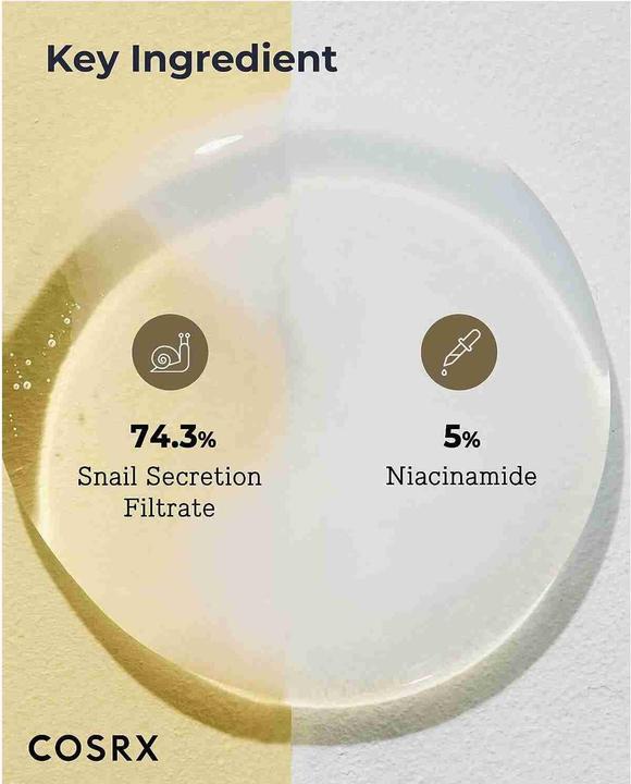 Actual product image Cosrx Advanced Snail Radiance Dual Essence (80 ml)