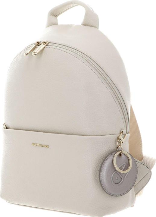 Actual product image Mandarina Duck Mellow Leather Women's Backpack with Adjustable Strains and Multiple Pockets