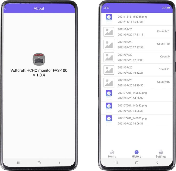 Actual product image Voltcraft FAS-100 Formaldehyde Meter