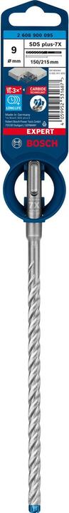 Produktbild Bosch Professional Zubehör EXPERT SDS plus-7X Hammerbohrer, 9 x 150 x 215 mm (9 Millimeter)