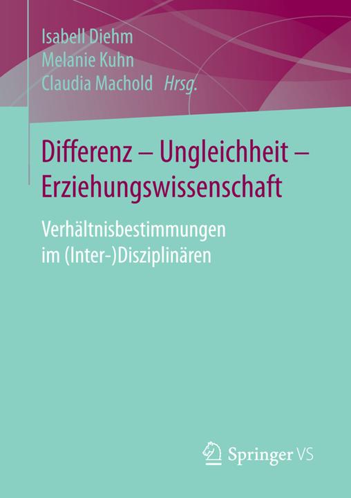 Produktbild Differenz - Ungleichheit - Erziehungswissenschaft (Deutsch, 2016)