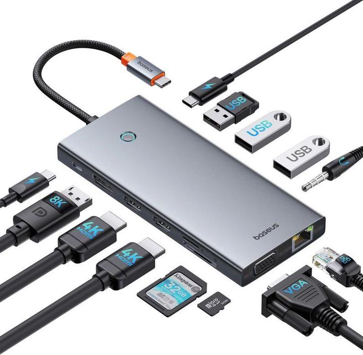 Produktbild Baseus PortalJoy 13 in 1 (USB-C, 13 Ports)