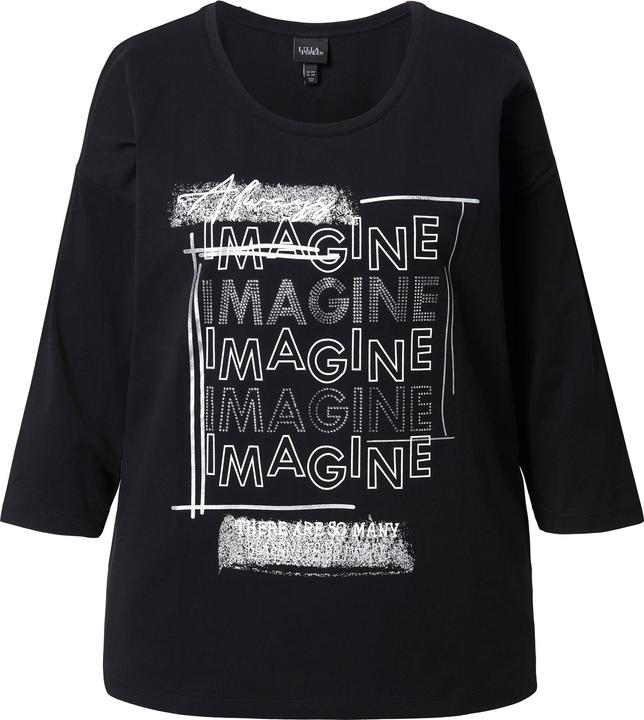 Immagine prodotto Ulla Popken Maglia con Imagine, scollo a girocollo e maniche a 3/4 (62)