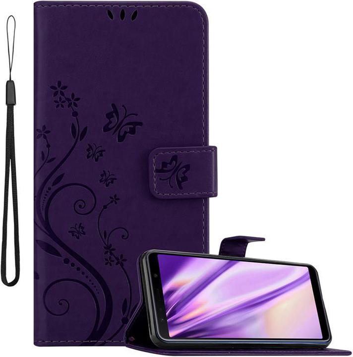 Produktbild Cadorabo Flower Book Hülle (Samsung Galaxy A7 (2018))