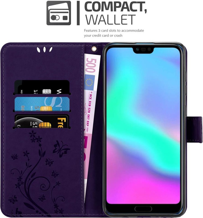 Produktbild Cadorabo Flower Book Cover (Honor 10)
