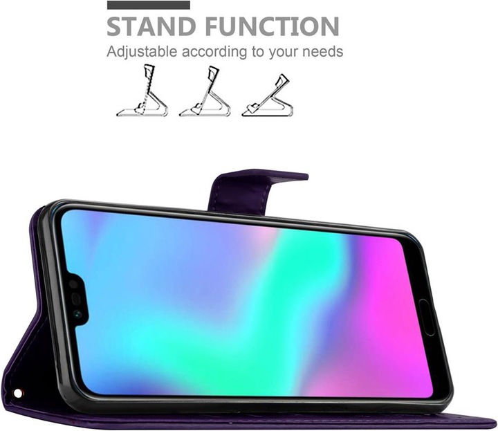 Produktbild Cadorabo Flower Book Cover (Honor 10)
