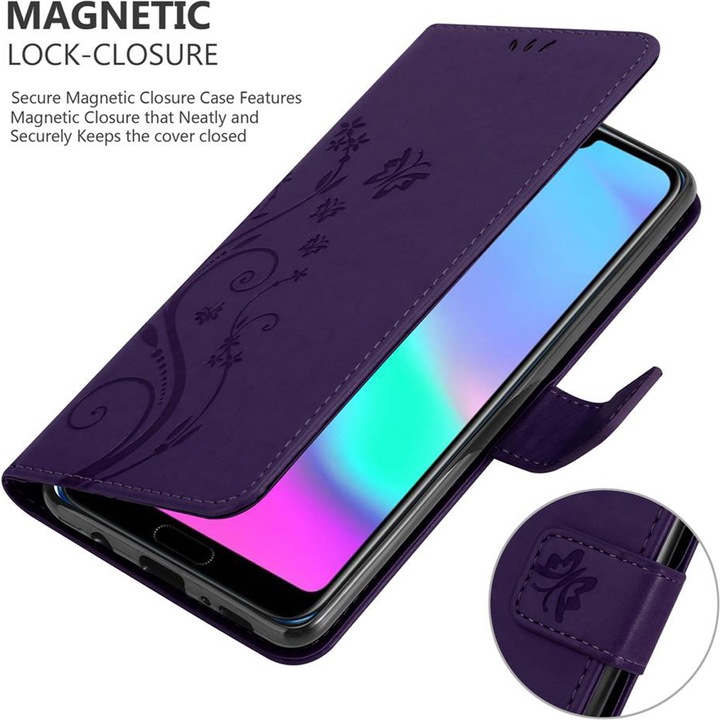 Produktbild Cadorabo Flower Book Cover (Honor 10)
