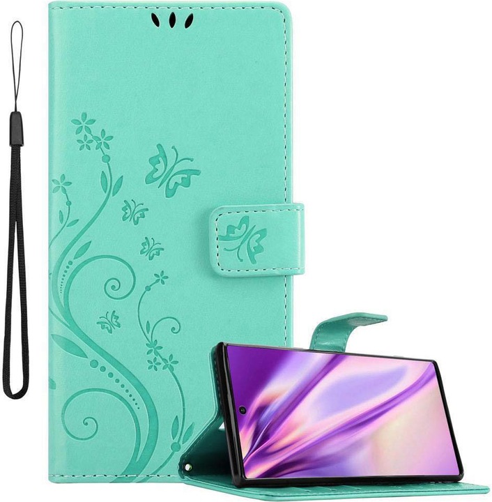Actual product image Cadorabo Flower Book cover (Samsung Galaxy Note 10)