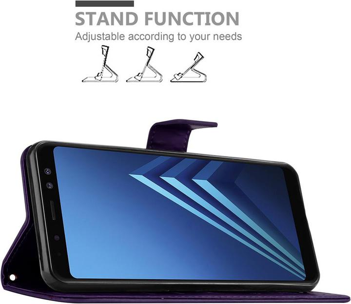Image du produit Cadorabo Pochette Flower Book (Samsung Galaxy A8 (2018))