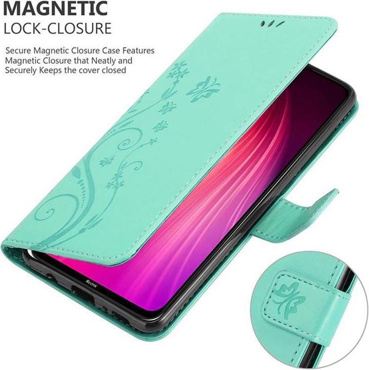Image du produit Cadorabo Pochette Flower Book (Xiaomi Redmi Note 8)
