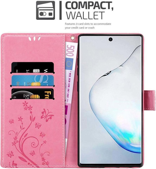 Actual product image Cadorabo Flower Book Cover (Samsung Galaxy Note 10)