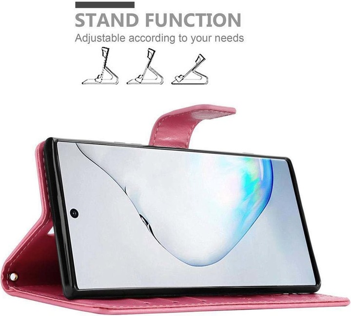 Actual product image Cadorabo Flower Book Cover (Samsung Galaxy Note 10)