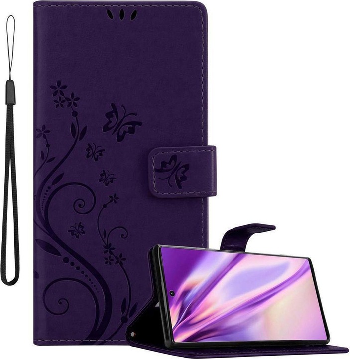 Actual product image Cadorabo Flower Book Cover (Samsung Galaxy Note 10)