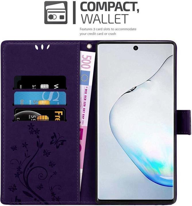 Actual product image Cadorabo Flower Book Cover (Samsung Galaxy Note 10)