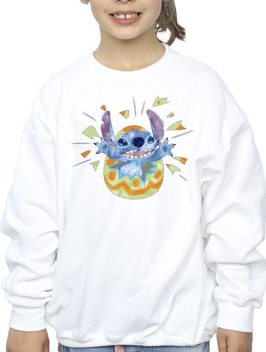 Actual product image Disney Girls Lilo & Stitch Cracking Egg Sweatshirt (152, 158)