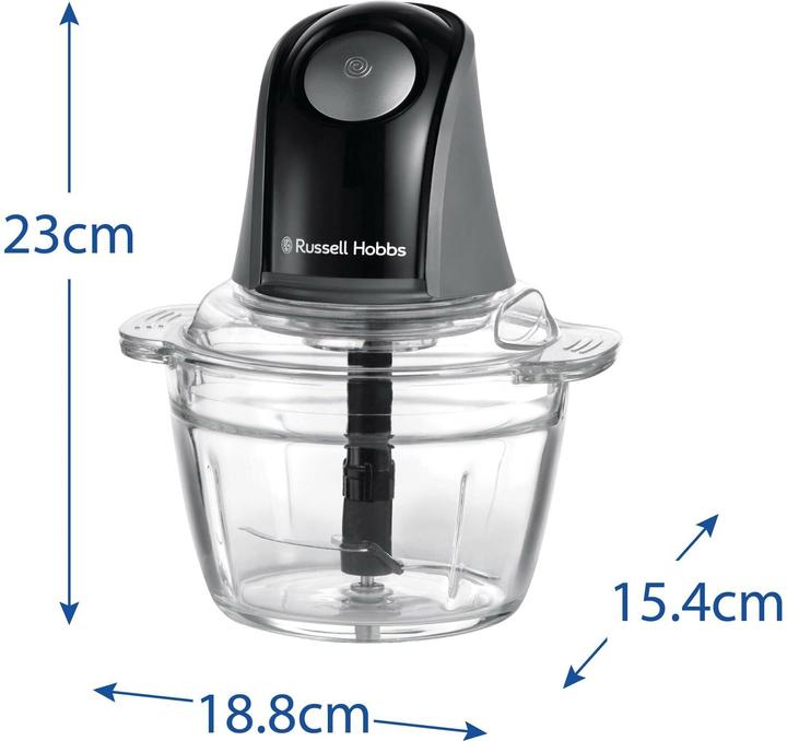 Image du produit Russell Hobbs Broyeur Desire Mini Anthracite, 0.5 l, Couleur détaillée (500 ml, 200 W)