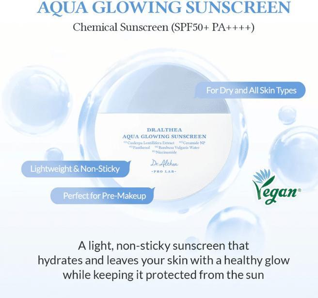 Immagine prodotto Dr. Althea Dr.Althea Pro Lab Aqua Glowing Sunscreen - 45 Ml (Crema solare, 45 ml)