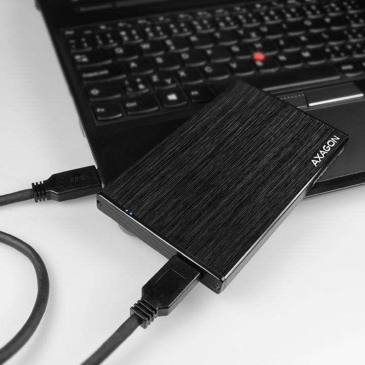 Productafbeelding Axagon EE25-XA6 - HDD / SSD behuizing - 2,5 Inch - SATA - Serial ATA II - Serial ATA III (2.5")