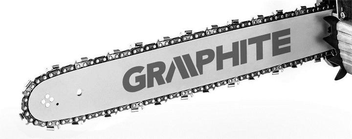 Actual product image Graphite Kettensäge (Petrol chain saw)