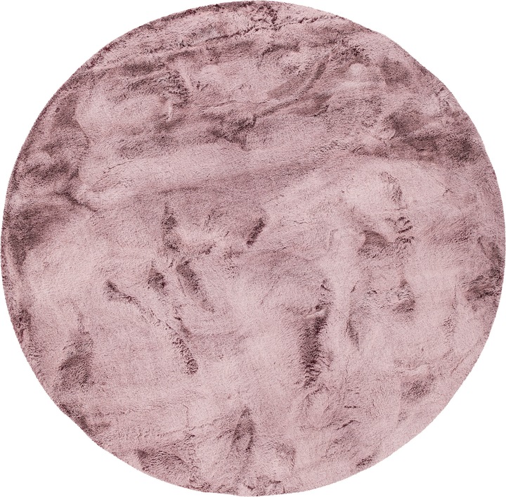 Actual product image Pergamon Luxury Super Soft Fur Rug Plush Round (80 x 80 cm)