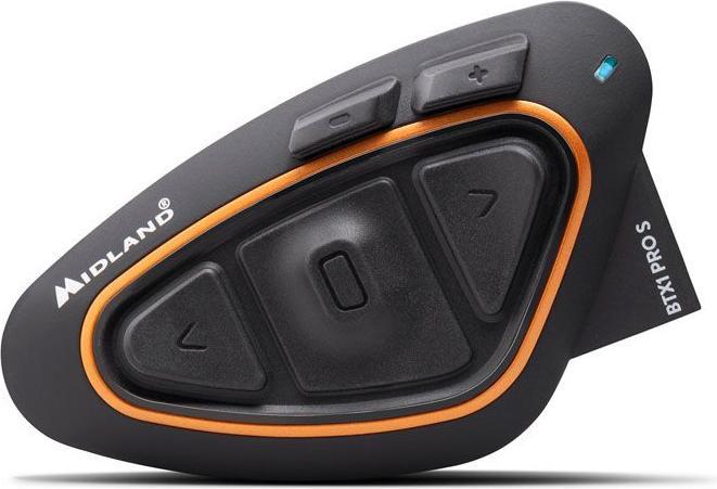 Actual product image Albrecht Midland BTX1 Pro S BT headset motorbike helmets, single device