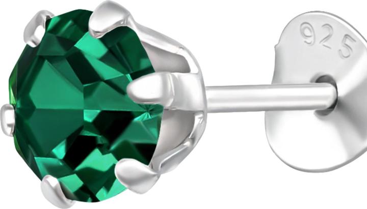 Immagine prodotto Maxte Silberne Runde 5 mm mit Kristallen (Argento sterling)