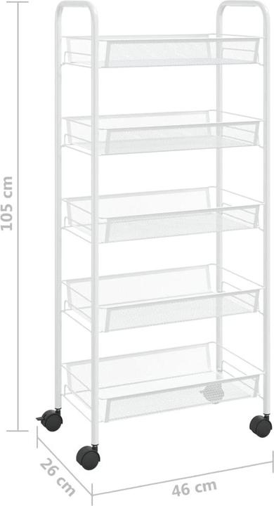 Actual product image vidaXL Küchenwagen