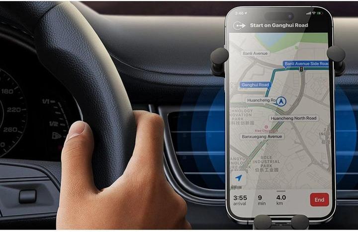 Produktbild Baseus Stable Gravitational Wireless Charging Car Mount Pro 15W (black)