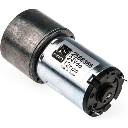 RS PRO, Motore elettrico, Motoriduttore 24VDC 12rpm