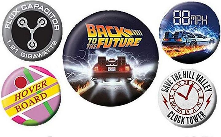 Immagine prodotto Back to the Future Set di spilli 5 pezzi