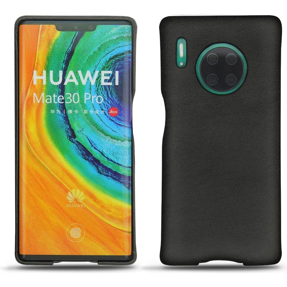 Noreve Lederschutzhülle (Huawei Mate 30 Pro), Smartphone Hülle, Schwarz