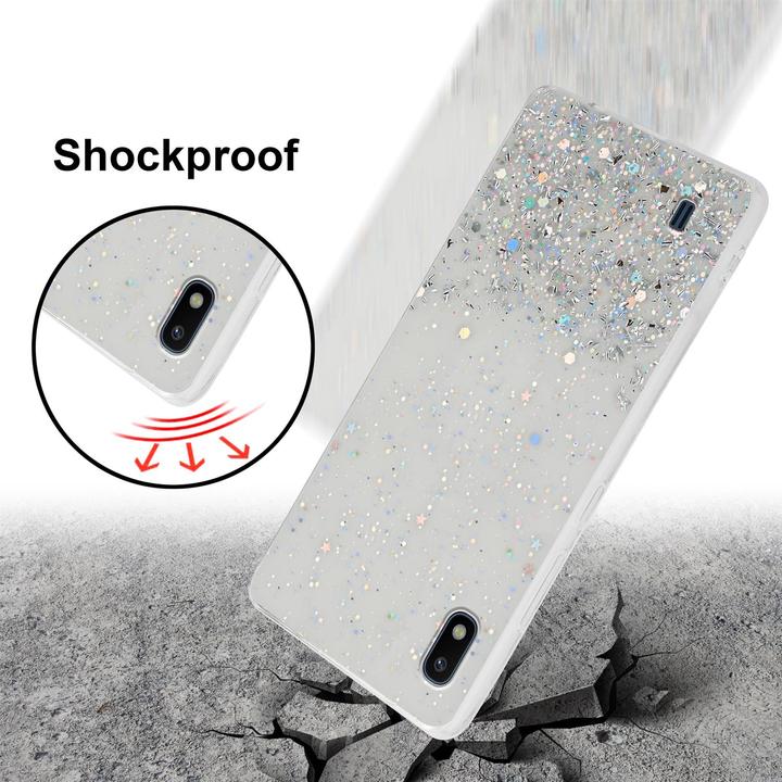 Produktbild Cadorabo TPU Cover funkelnder Glitter (HTC One M10, Samsung Galaxy A10)