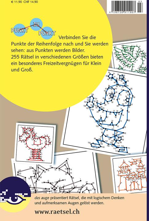 Produktbild Rätselbuch Punkt zu Punkt 03 (Deutsch, Conceptis Puzzles, 2016)
