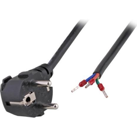 EFB Elektronik EK504AE.5 Stromkabel Schwarz 5 m CEE7/7 (5 m), Stromkabel