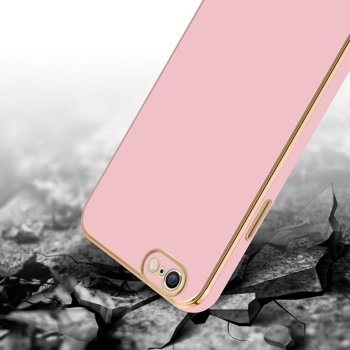 Image du produit Cadorabo Étui pour Apple iPhone 6 / 6S en TPU avec protection pour appareil photo LM130 Style (Apple iPhone 6)