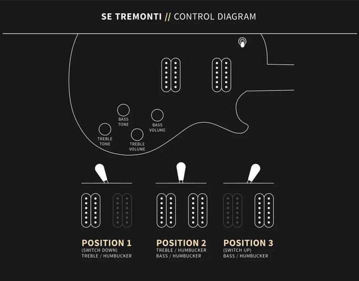 Immagine prodotto PRS SE Mark Tremonti - Carboncino (Chitarra elettrica, Mogano, Acero, Acero fiammato)