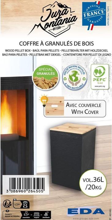 Actual product image EDA Plastiques Pellets container 36L / 20kg (29.50 cm, 36 l, 1x)