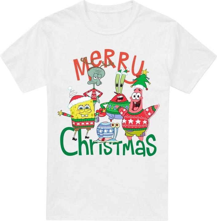 Image du produit Spongebob Squarepants - T-shirt MERRY CHRISTMAS - Homme (M)