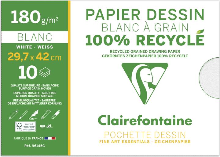 Immagine prodotto Clairefontaine Carta da disegno (180 g/m², 10x)