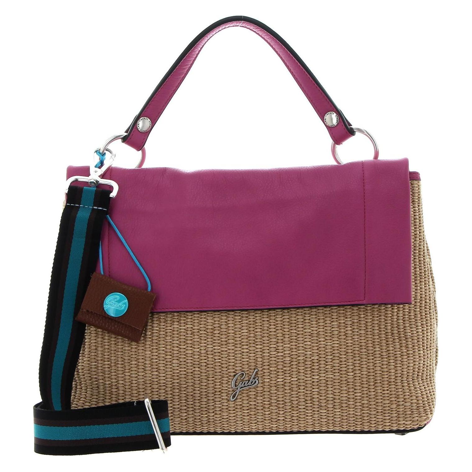Gabs, Damen, Handtasche, Iolanda Shoulder Bag, Violett, Beige