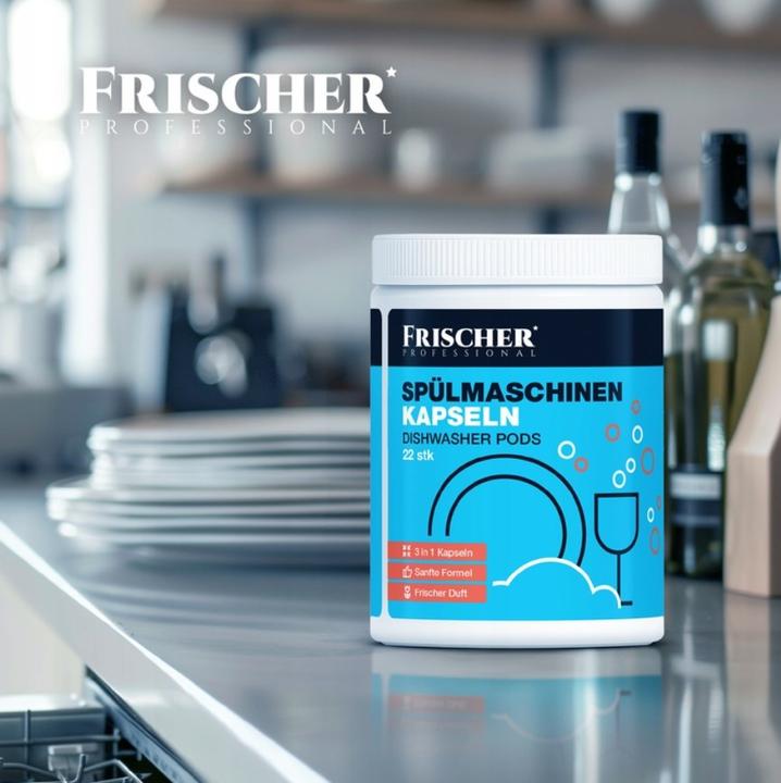 Immagine prodotto Frischer 3-in-1-Kapseln für Geschirrspüler 52 Stück (Pillole)