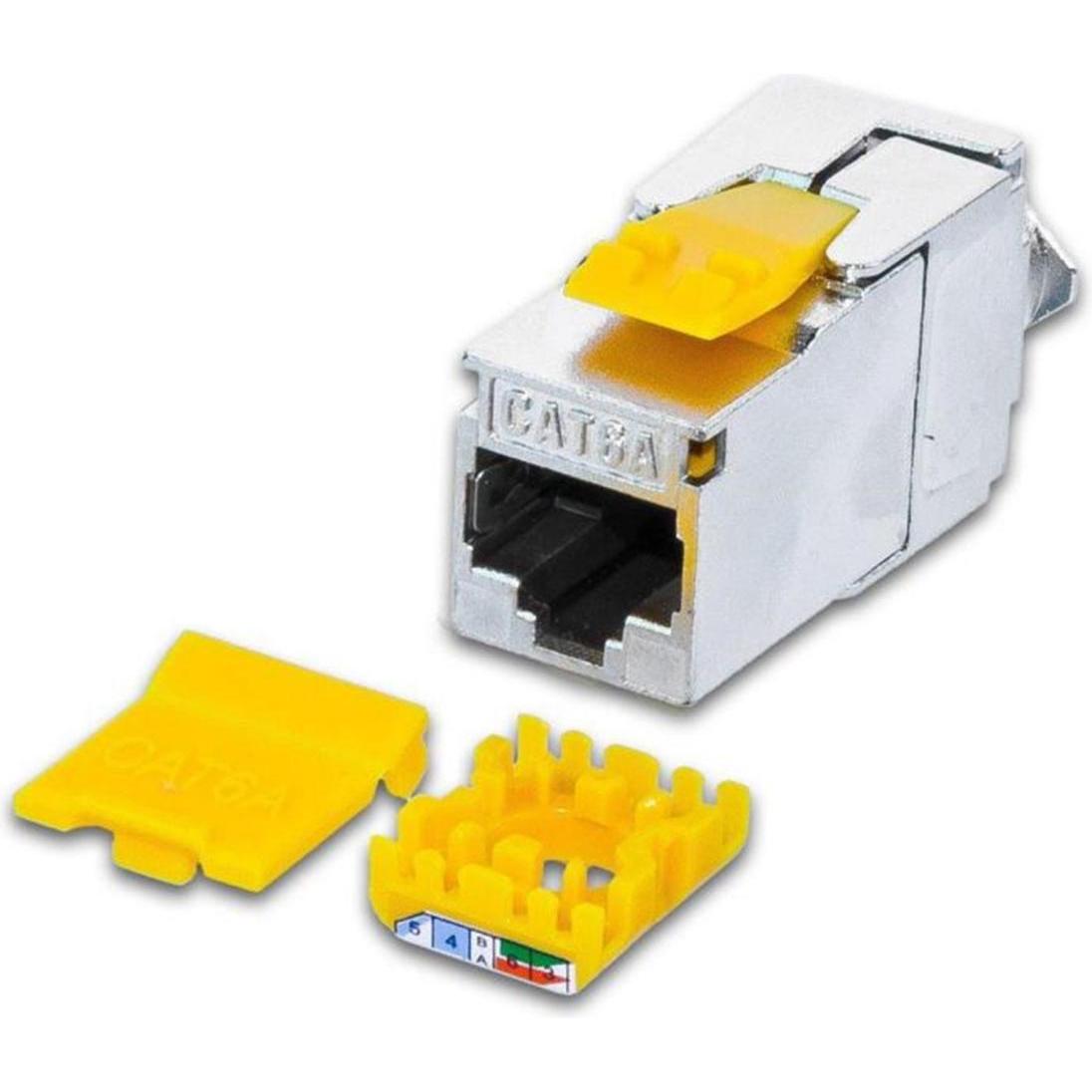 Wirewin Keystone Modul, KAT6A STP Slim ISO (Keystone Modul), Netzwerk Zubehör