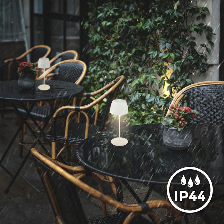 Produktbild B.K.Licht Akku LED Tischleuchte - Mini Touch, weiss (150 lm)