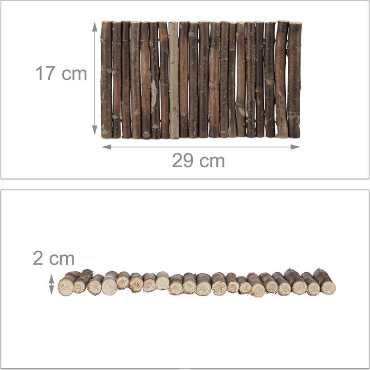 Actual product image Relaxdays Rodent bridge wood