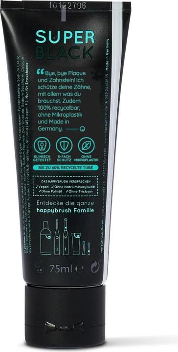 Immagine prodotto happybrush SuperBlack (75 ml)