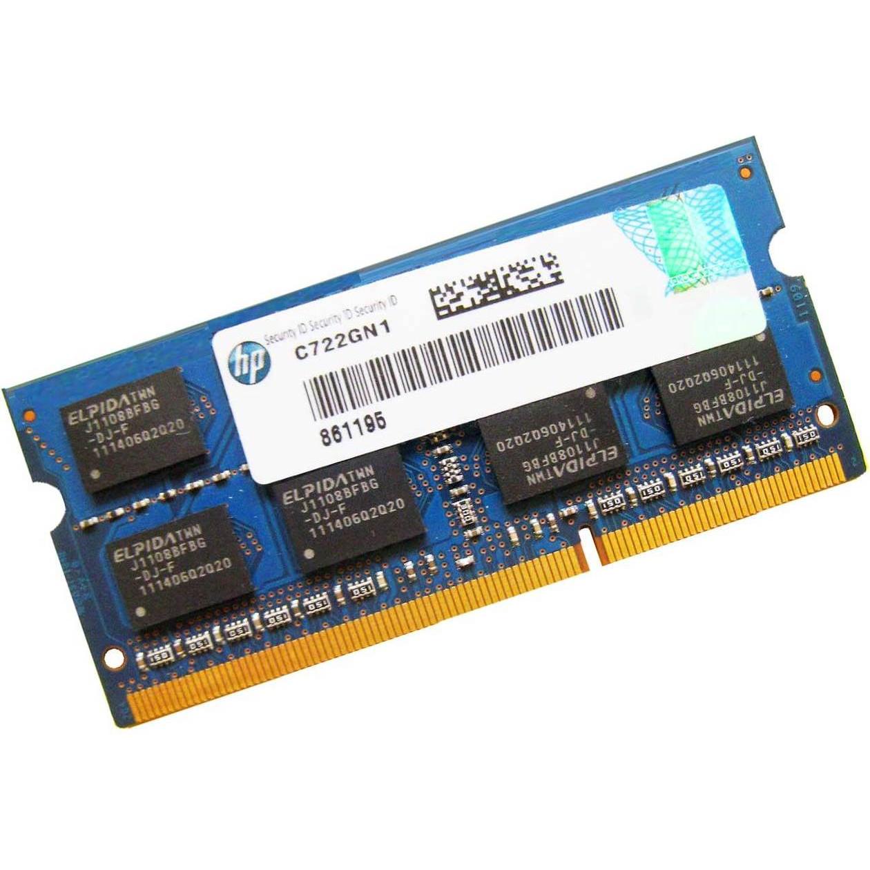 HP Sodimm4Gbpc3L-12800Kingston (1600 MHz, DDR3-RAM, SO-DIMM), RAM