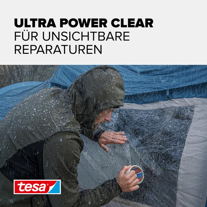 Produktbild tesa ULTRA POWER CLEAR Reparaturband (48 mm)